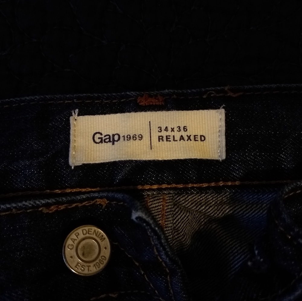 Men's Gap relaxed tall jeans 34 x 36